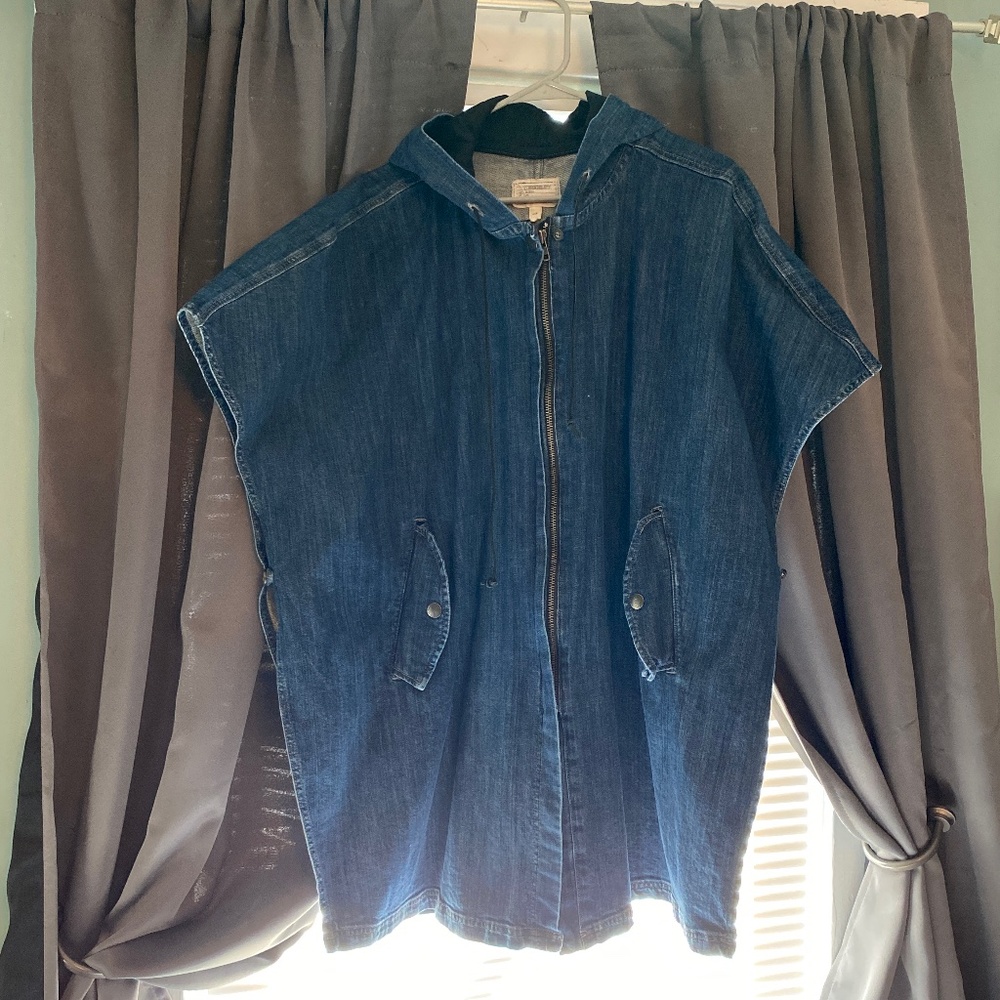 Current/Elliott Denim Poncho